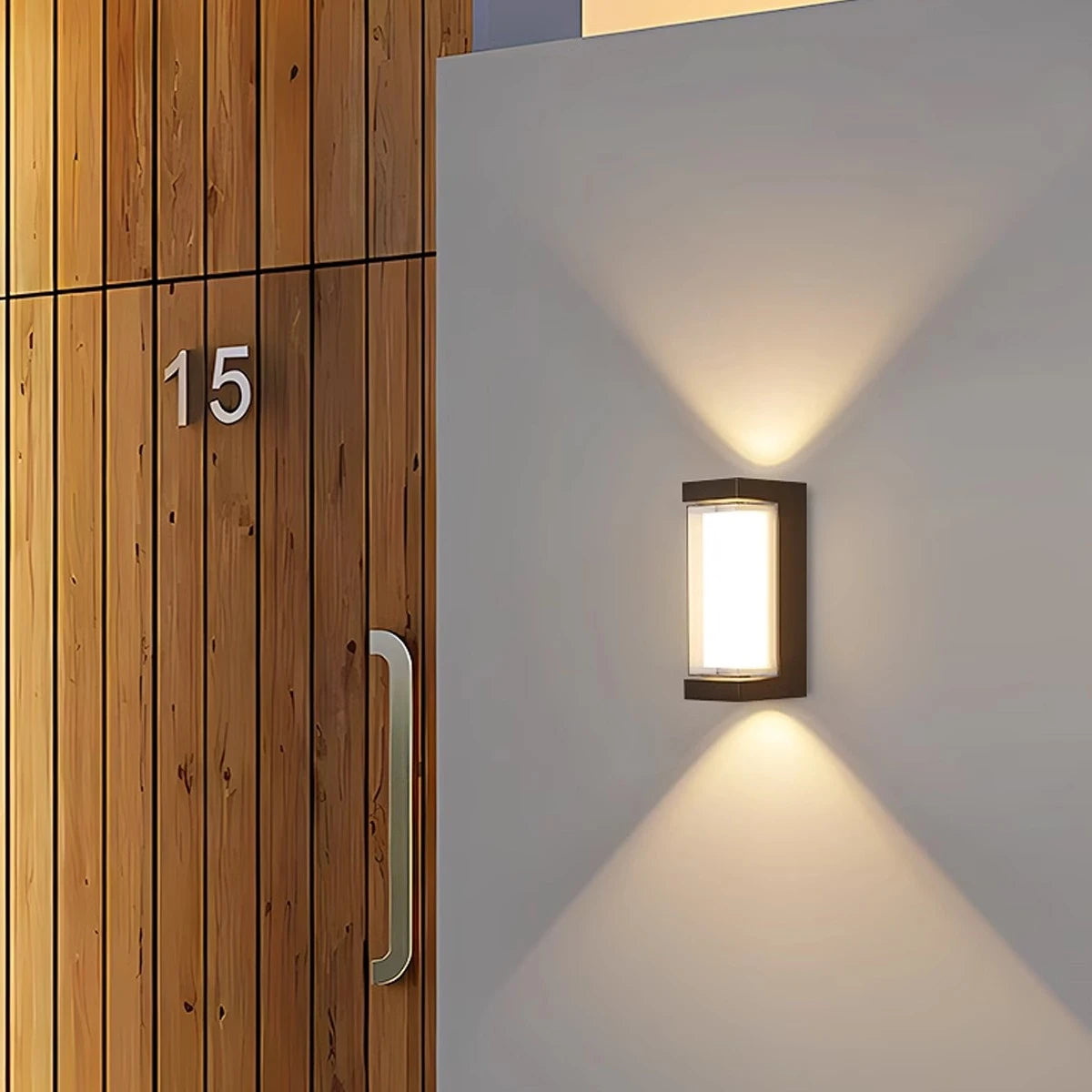 Antizer Cylinder & Square Column Outdoor Waterproof Wall Lamp
