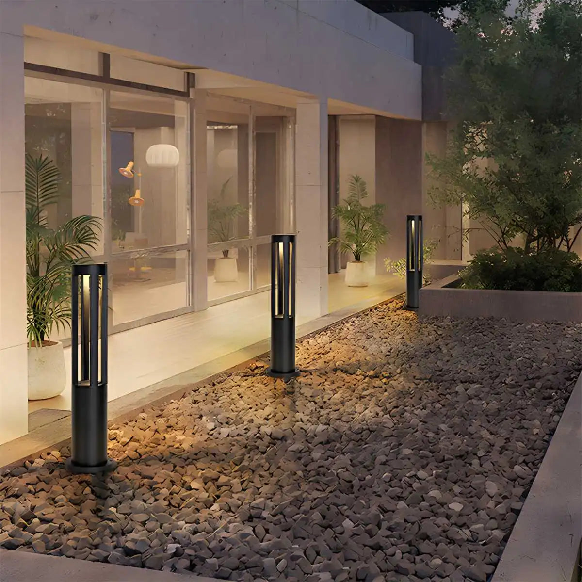 Antizer Cylindrical Lawn Outdoor Floor Lamp