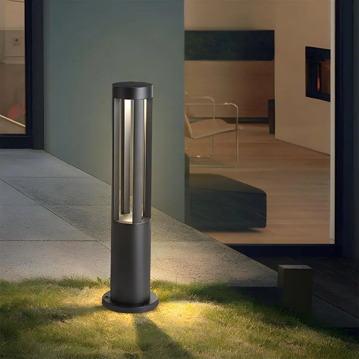 Antizer Cylindrical Lawn Outdoor Floor Lamp