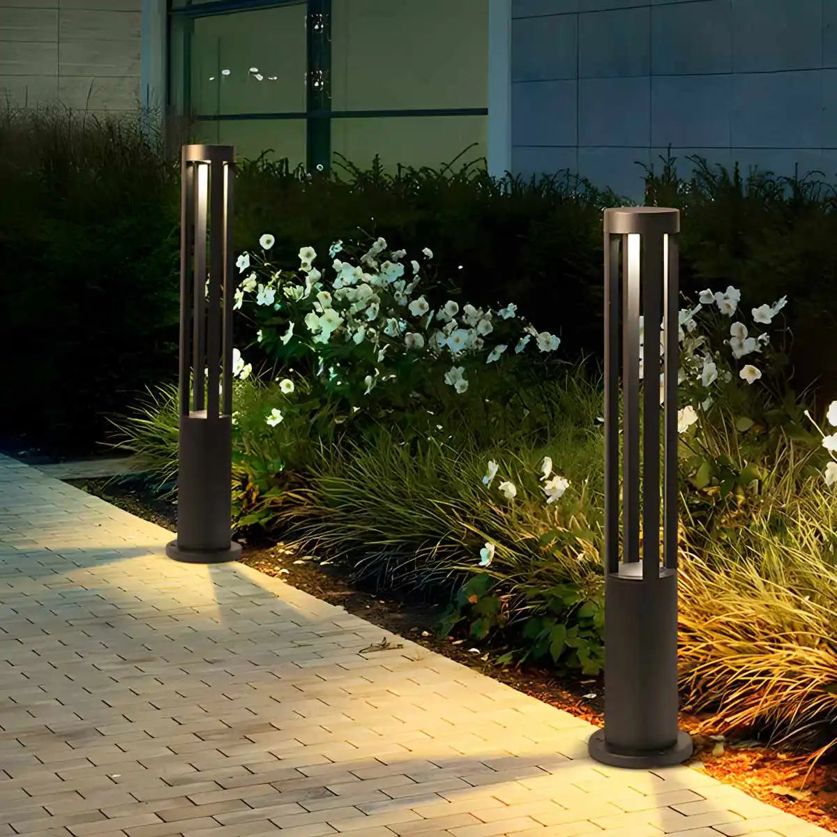 Antizer Cylindrical Lawn Outdoor Floor Lamp