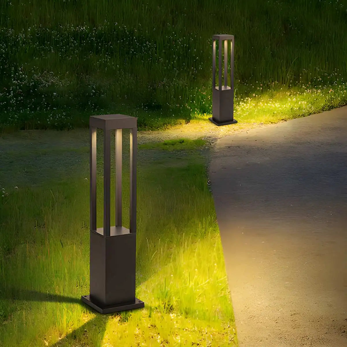 Antizer Cylindrical Lawn Outdoor Floor Lamp