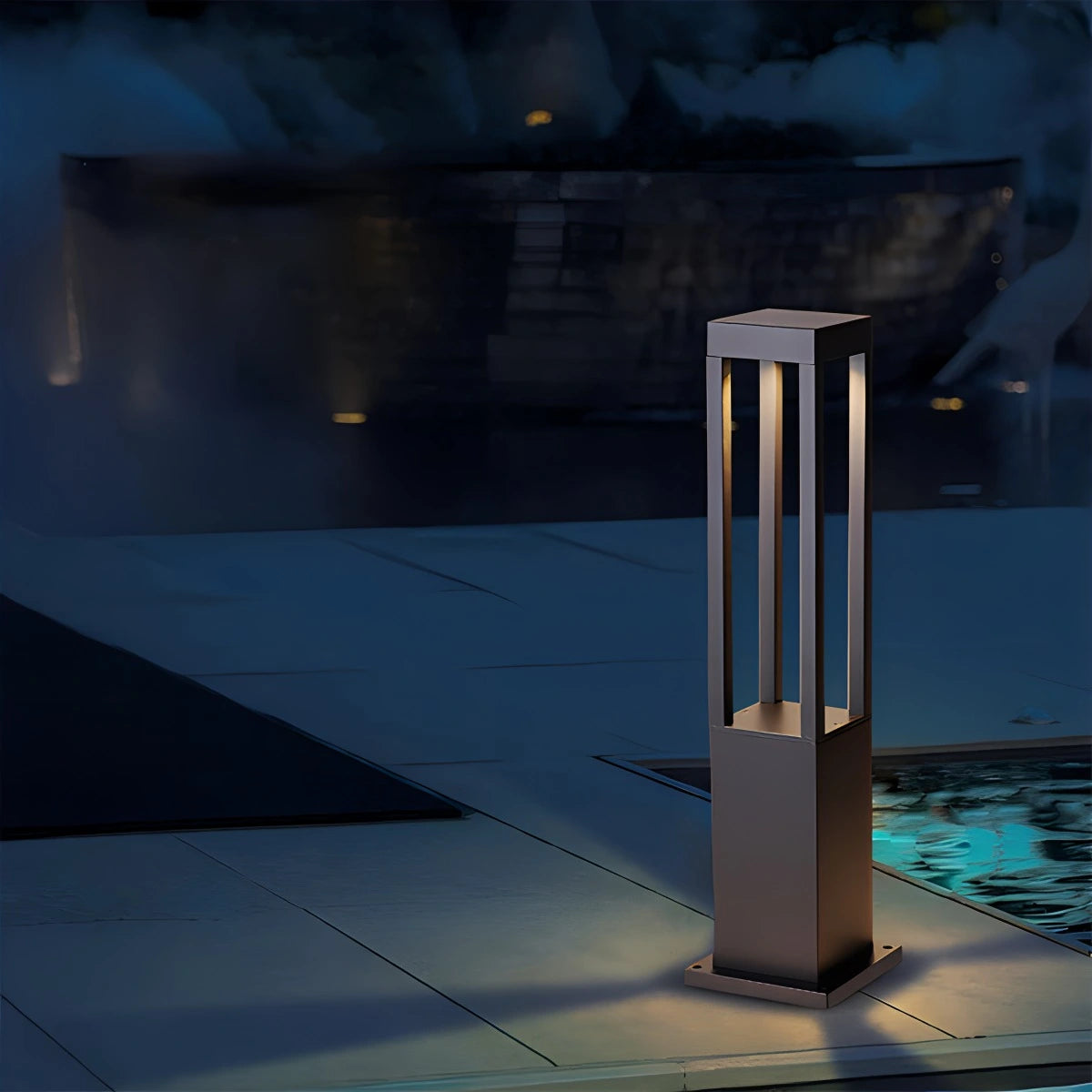 Antizer Cylindrical Lawn Outdoor Floor Lamp