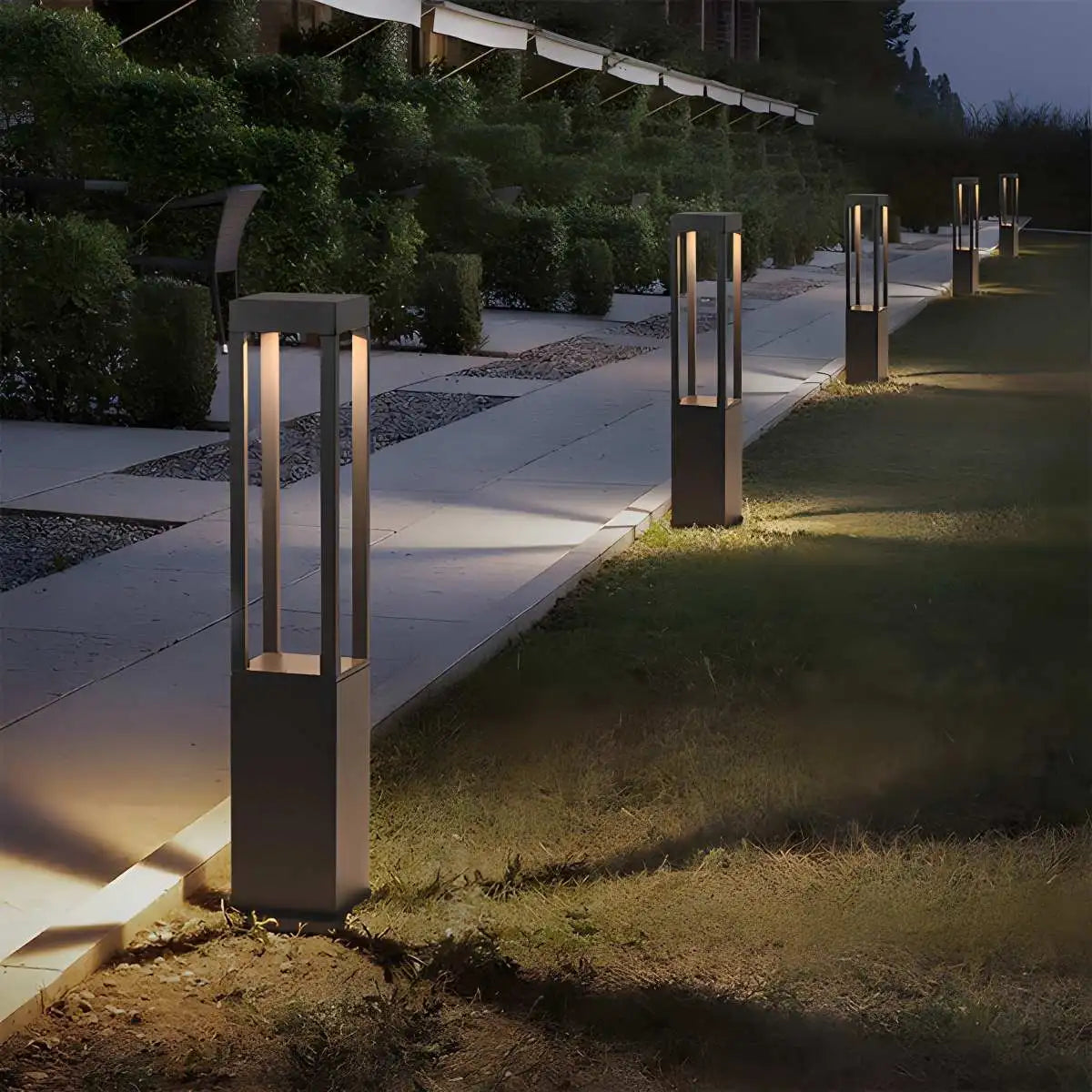 Antizer Cylindrical Lawn Outdoor Floor Lamp