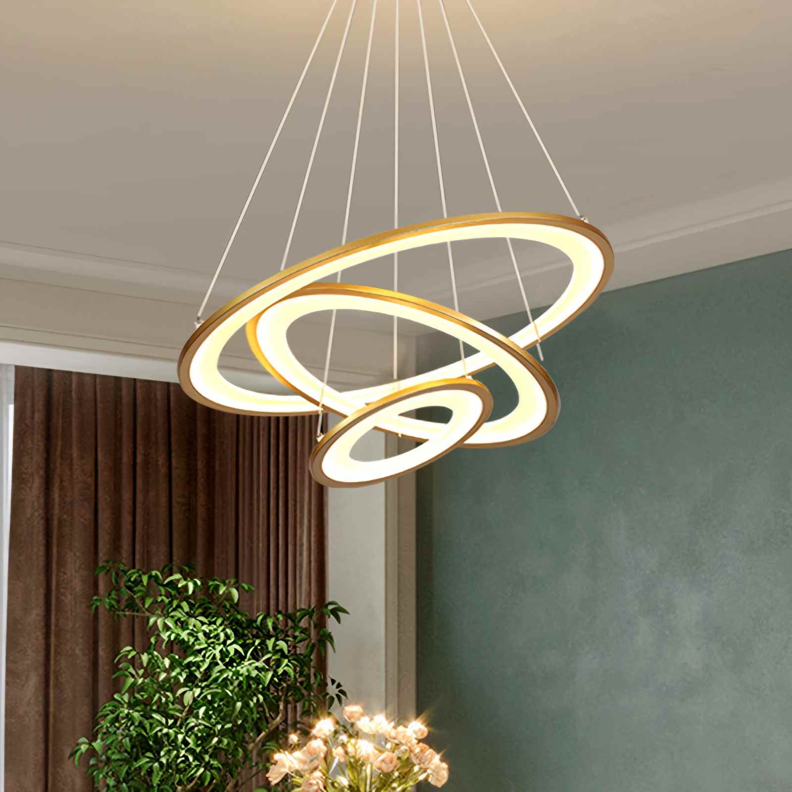 Creative Minimalist Ring Chandelier