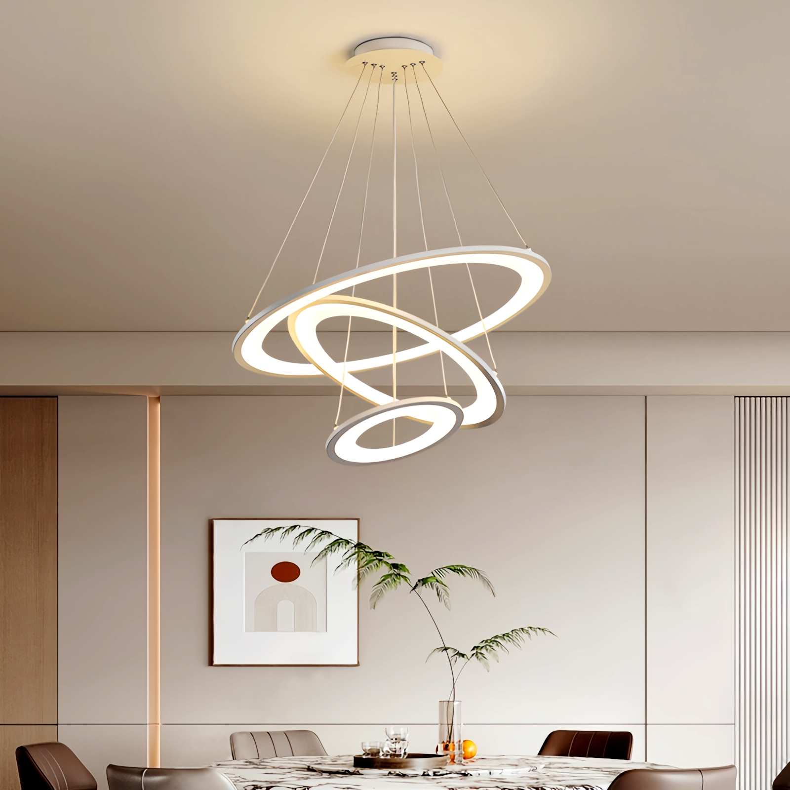 Creative Minimalist Ring Chandelier