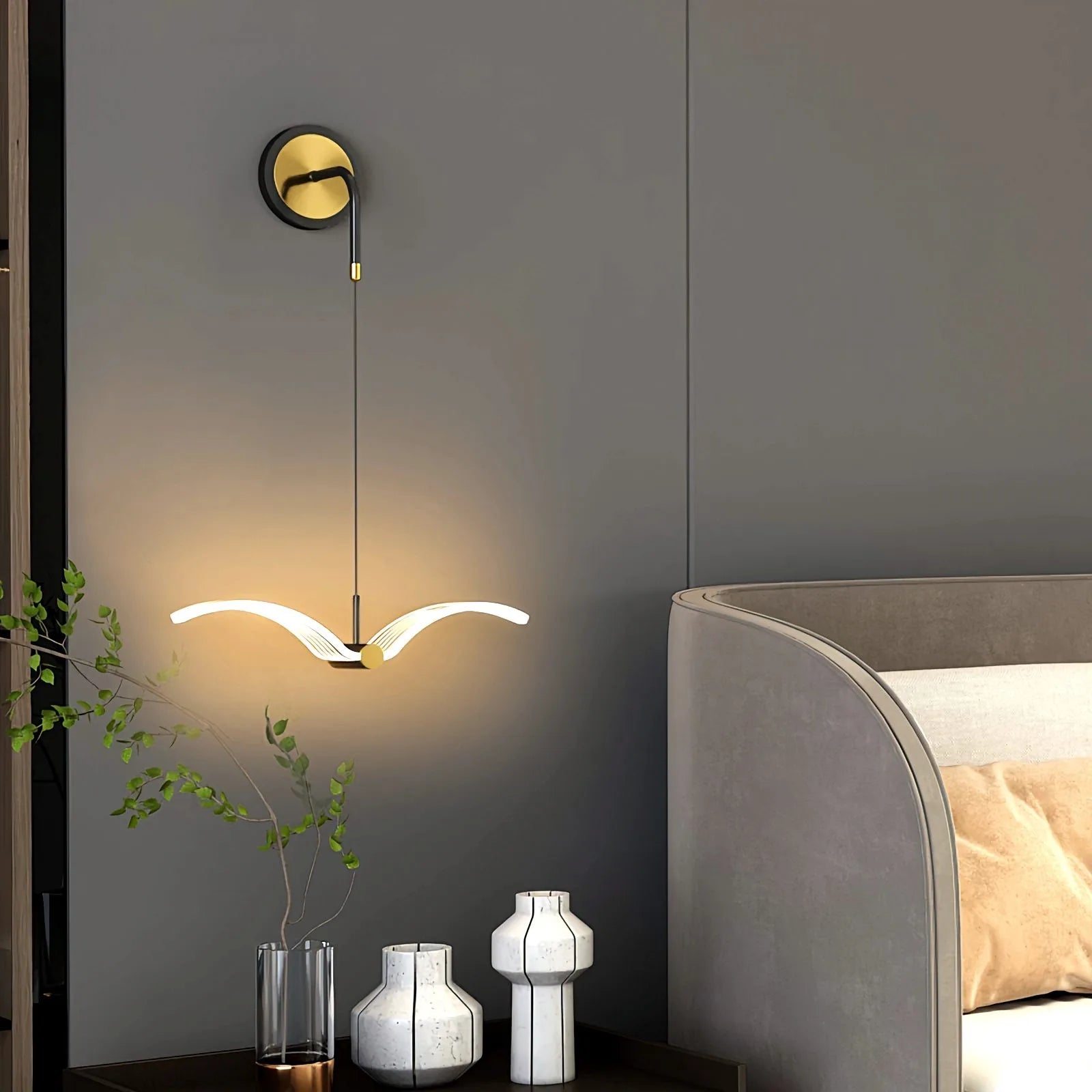 Antizer Personalized Seagull Home Wall Lamp