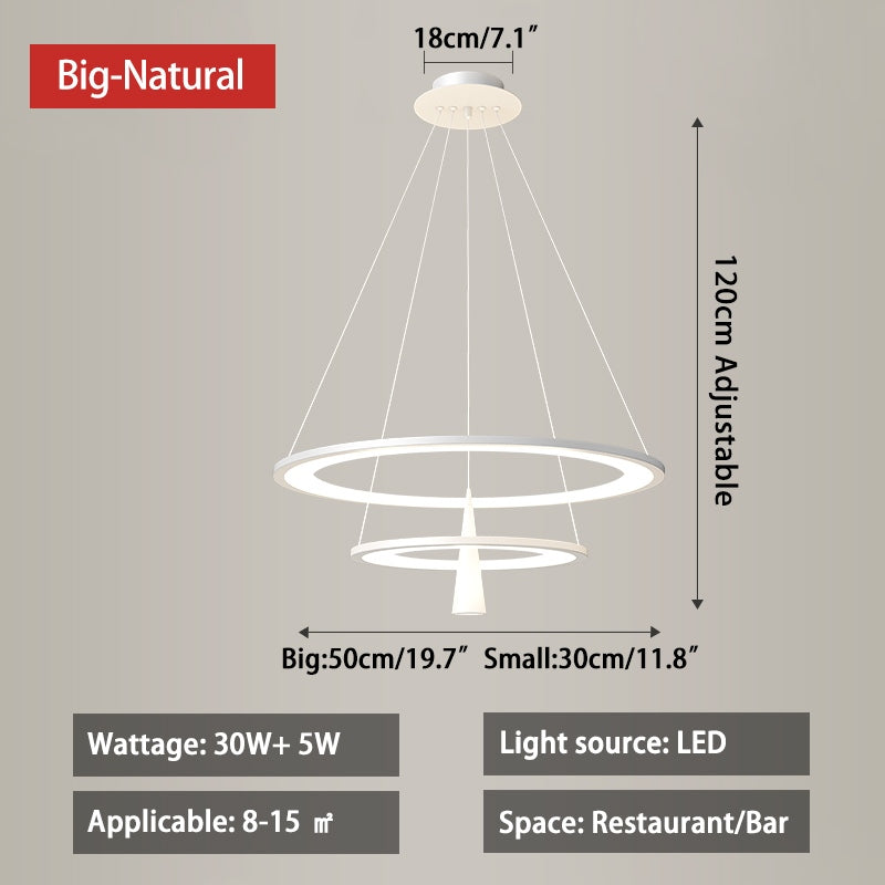 Acrylic Double Layer Chandelier