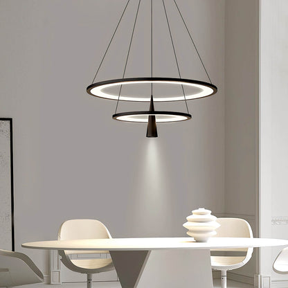 Acrylic Double Layer Pendant Light