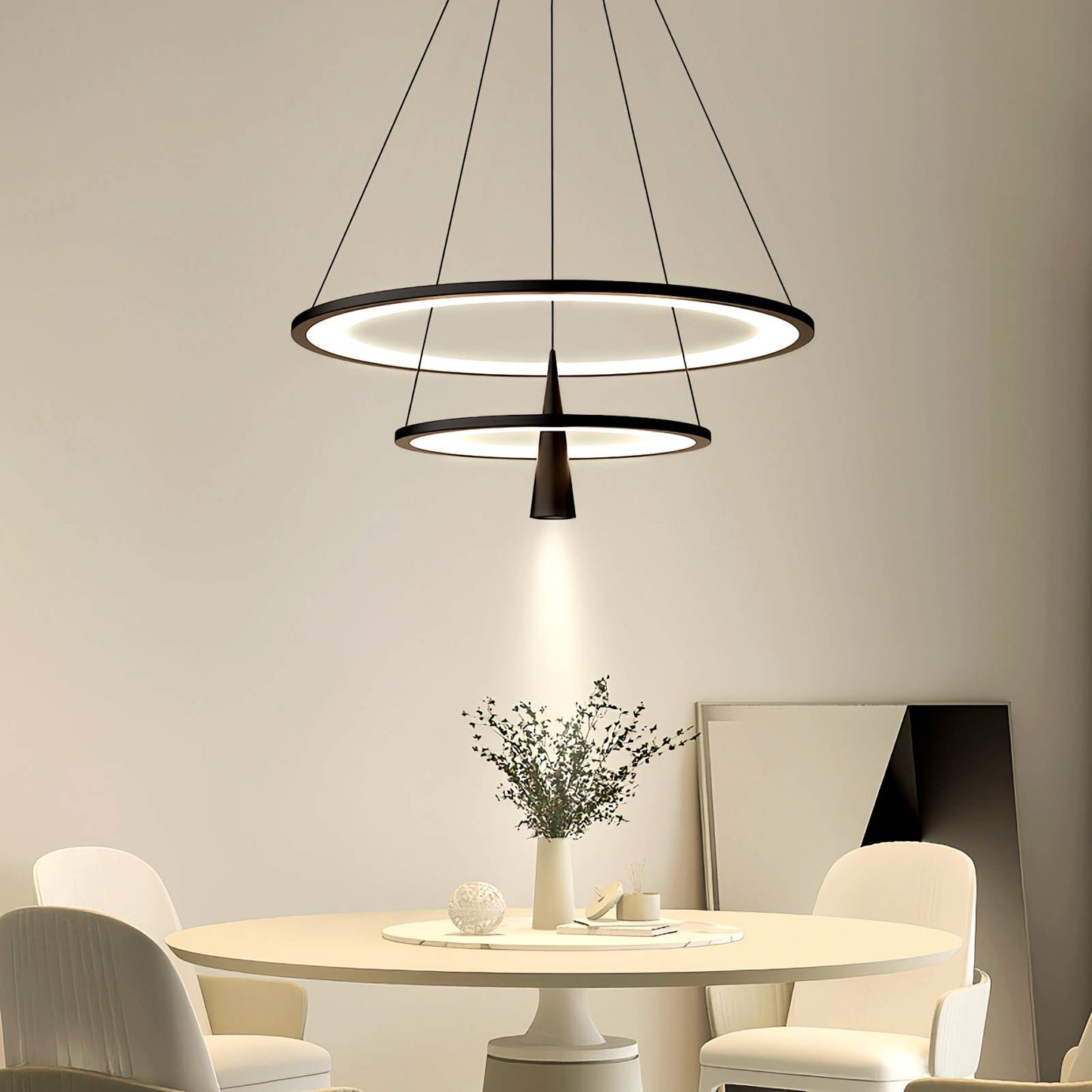 Acrylic Double Layer Pendant Light