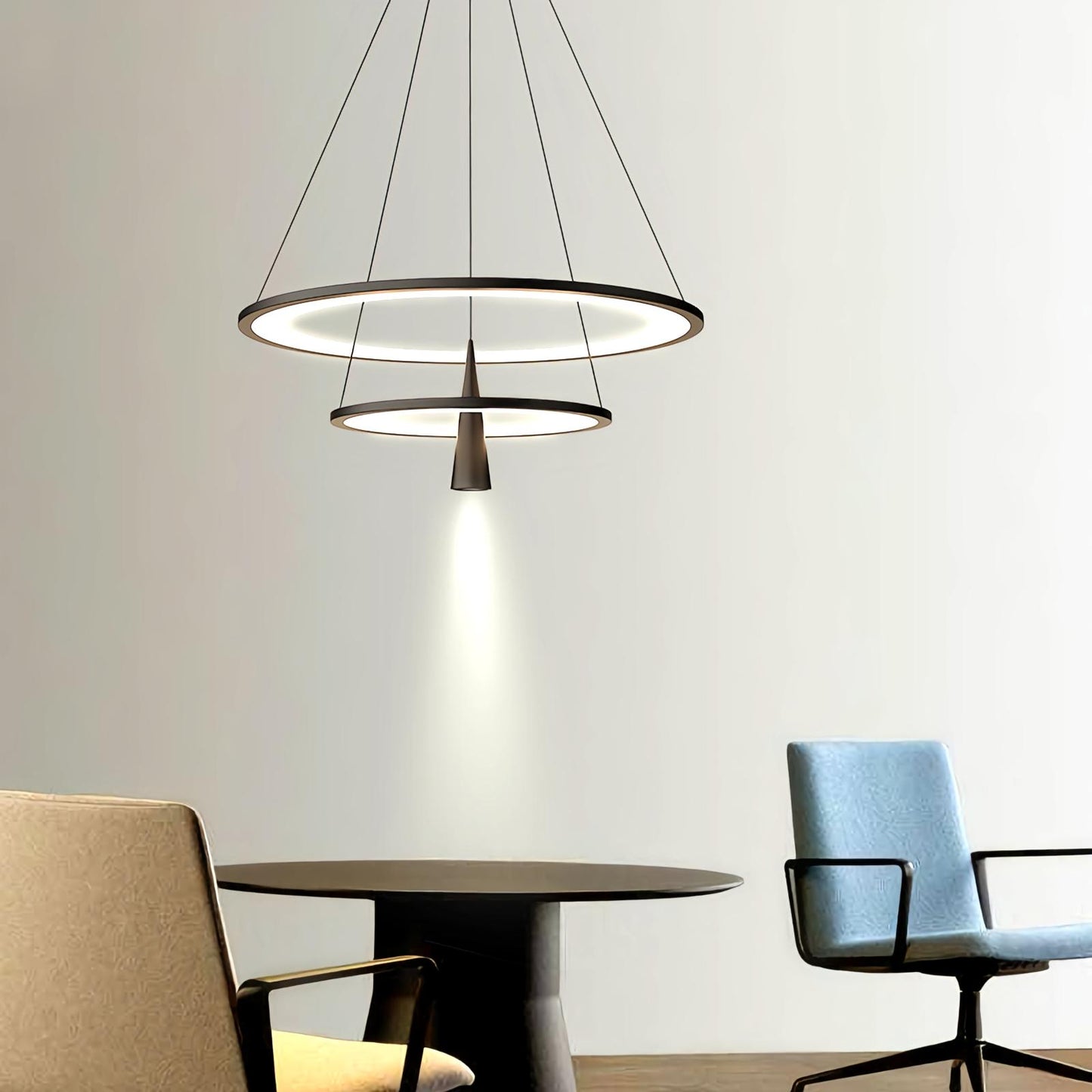 Acrylic Double Layer Pendant Light