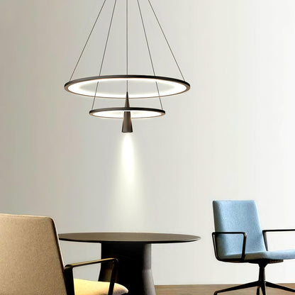 Acrylic Double Layer Pendant Light