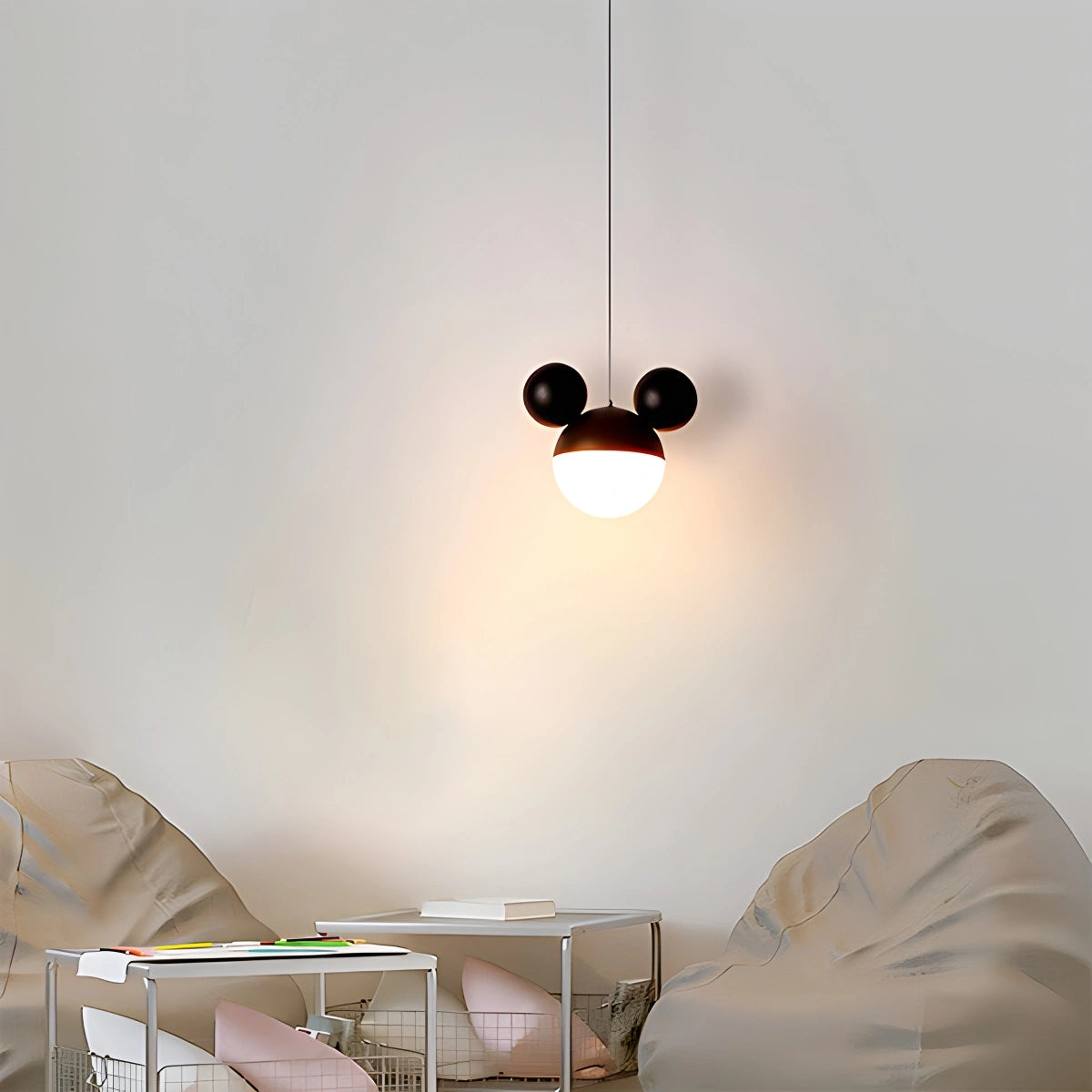 Antizer Cartoon Mickey Pendant Lamp