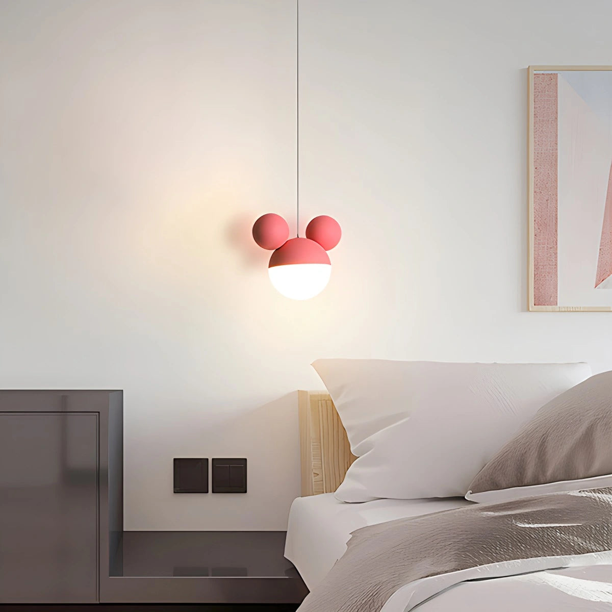 Antizer Cartoon Mickey Pendant Lamp