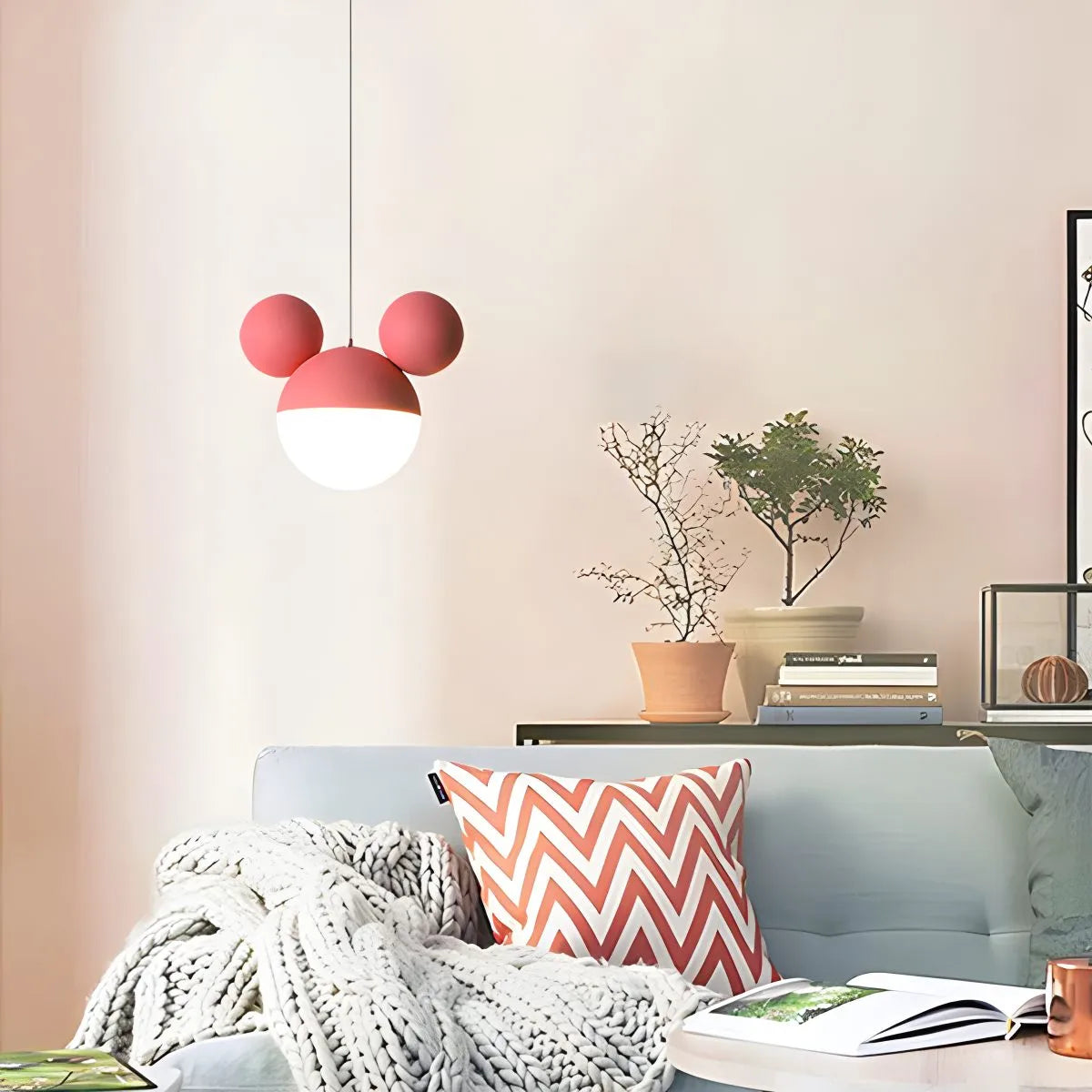Antizer Cartoon Mickey Pendant Lamp