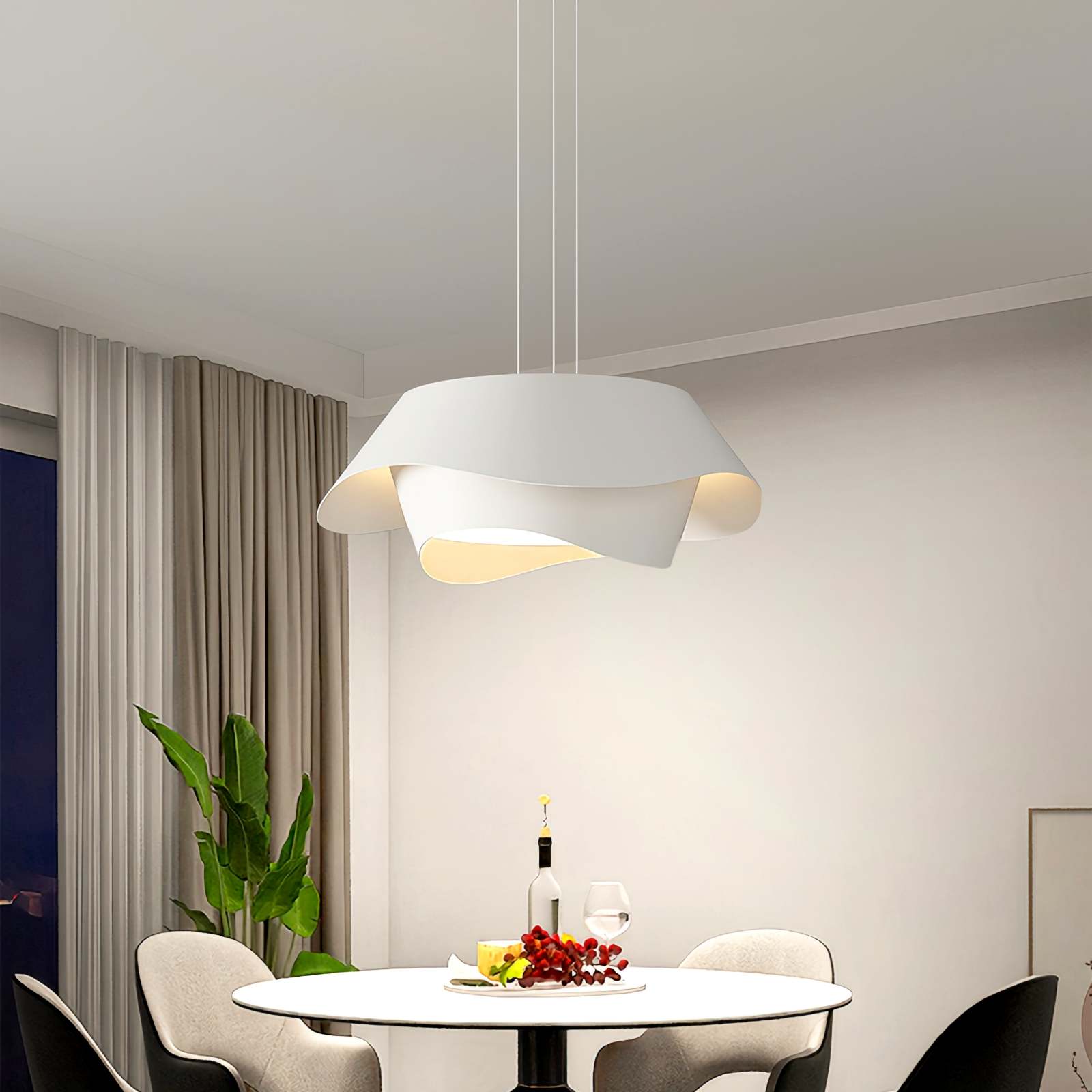 Flower Shaped Acrylic Pendant Light