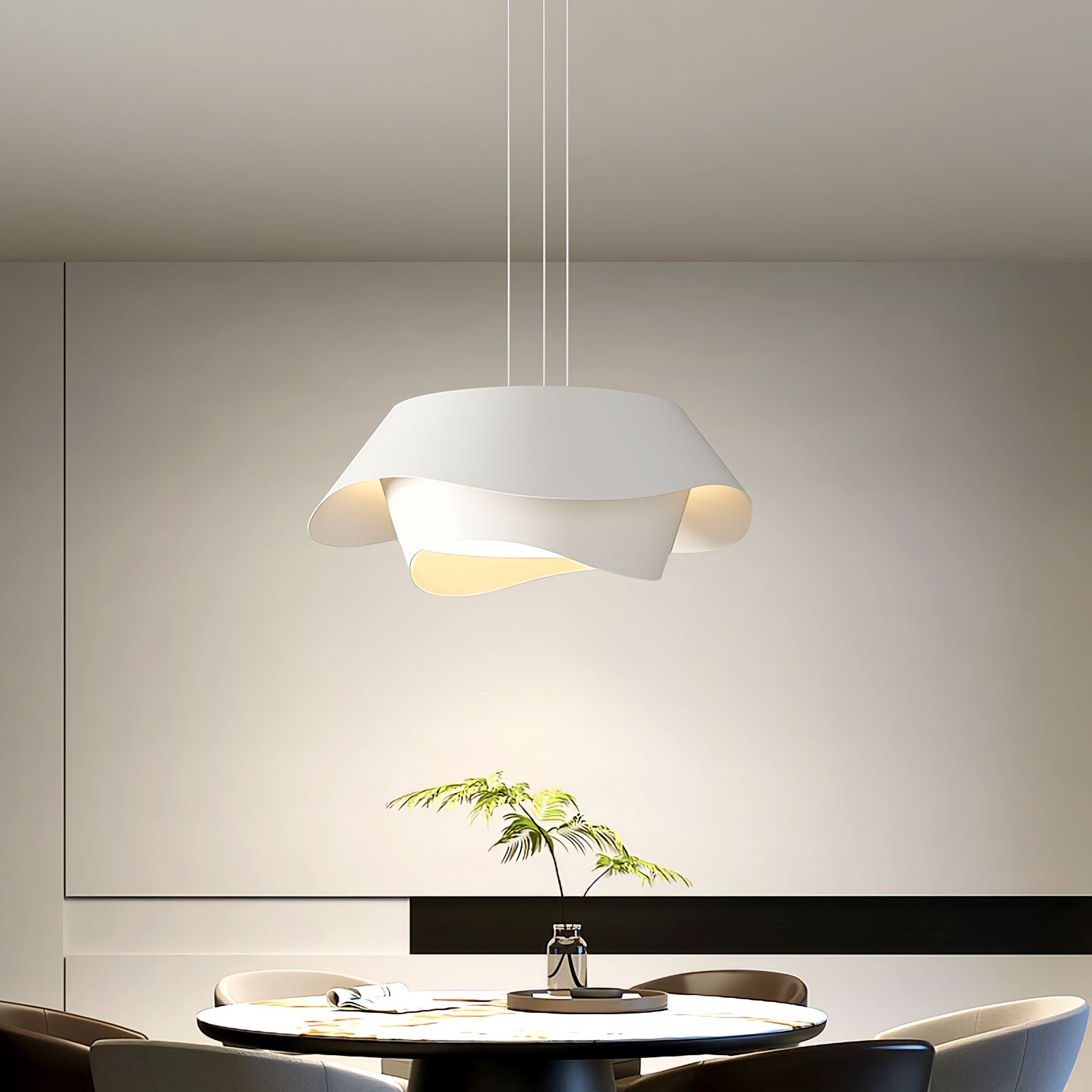 Flower Shaped Acrylic Pendant Light