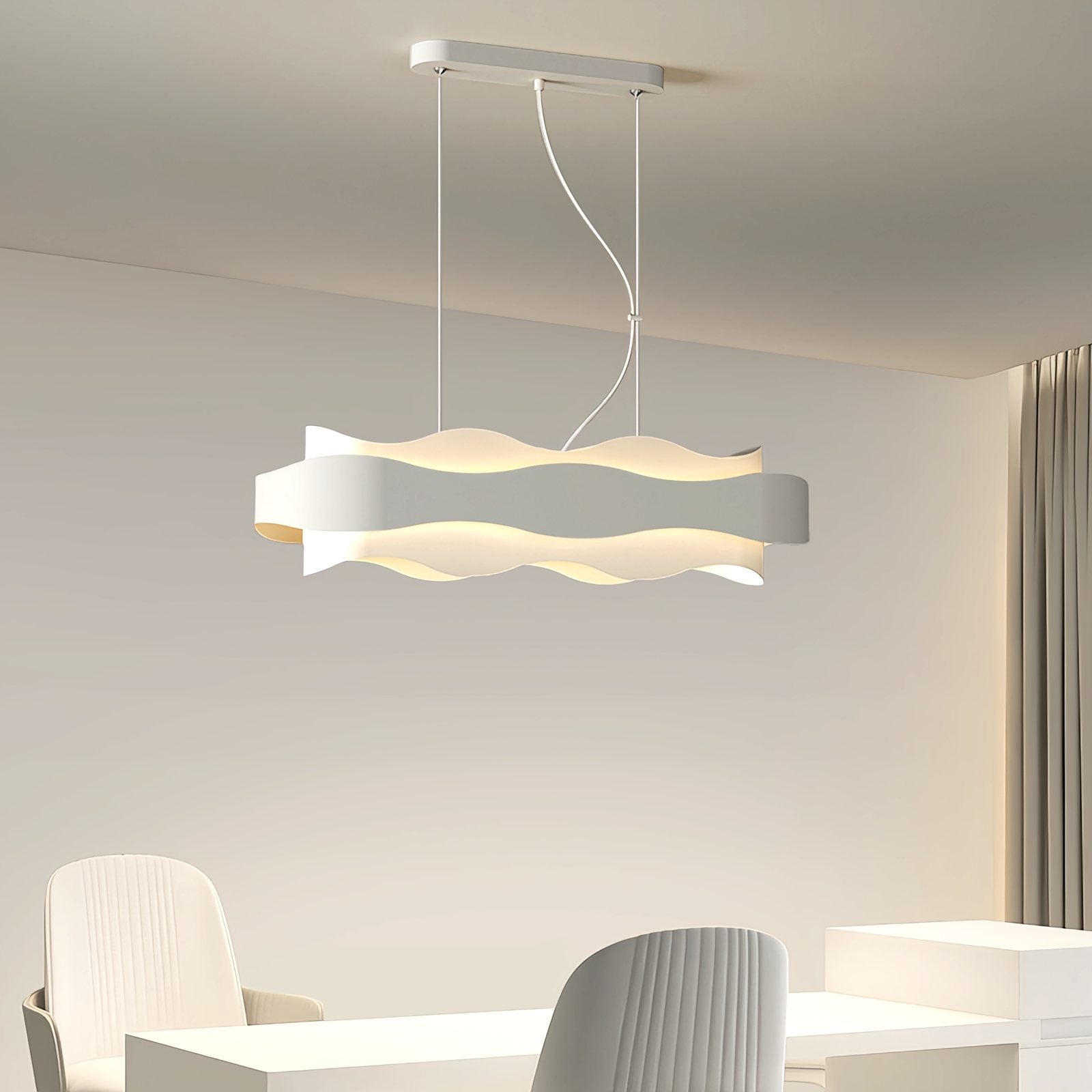 Long High-Transmission Acrylic Pendant Lamp