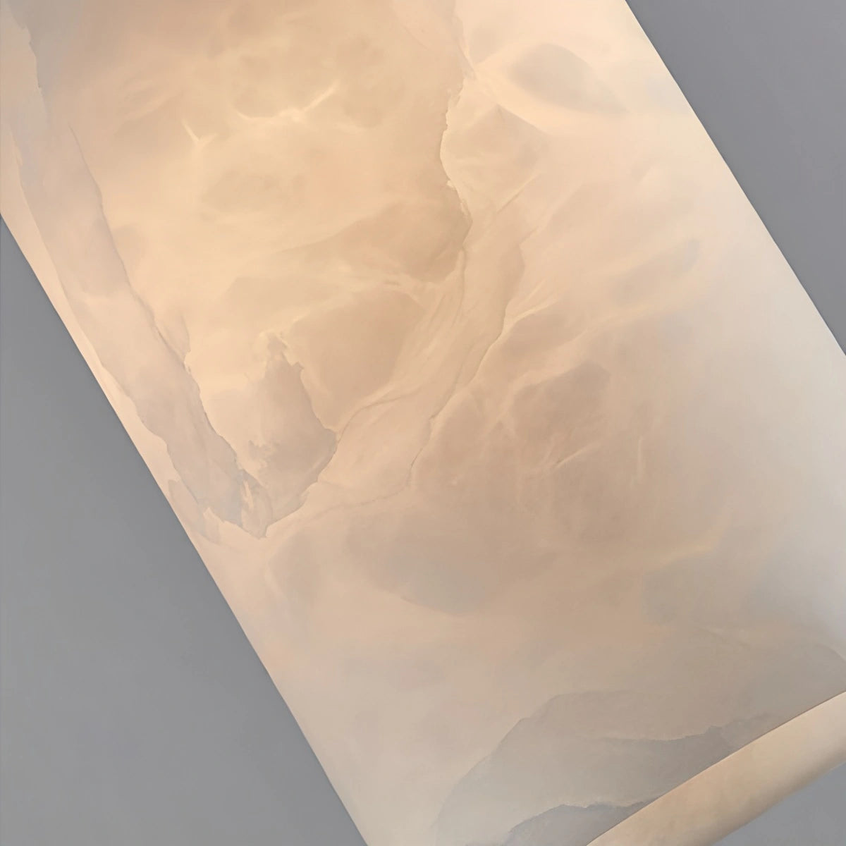 Antizer All Copper Geometric Spanish Alabaster Pendant Light