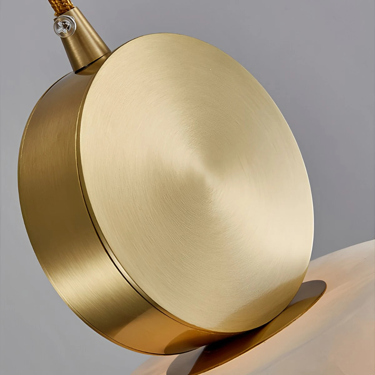 Antizer All Copper Geometric Spanish Alabaster Pendant Light