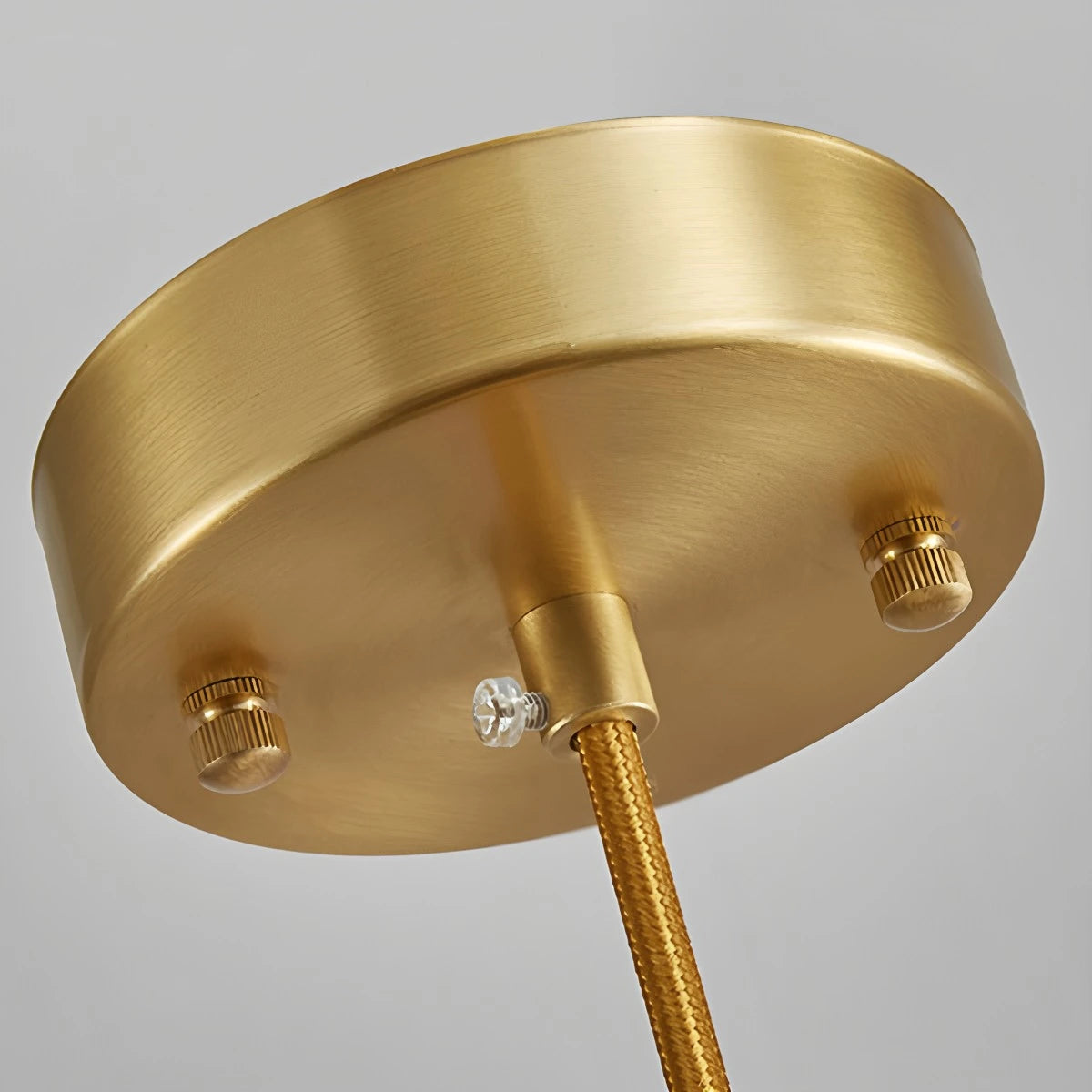 Antizer All Copper Geometric Spanish Alabaster Pendant Light