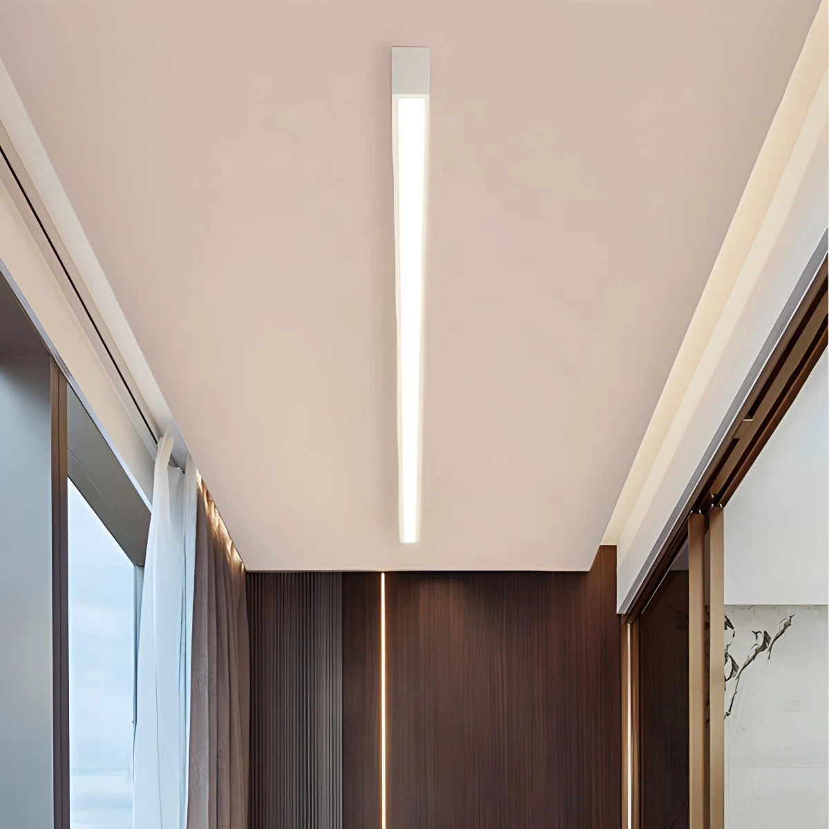 Dimmable Long Linear Ceiling Light