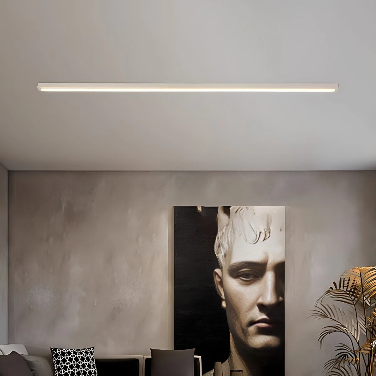 Dimmable Long Linear Ceiling Light