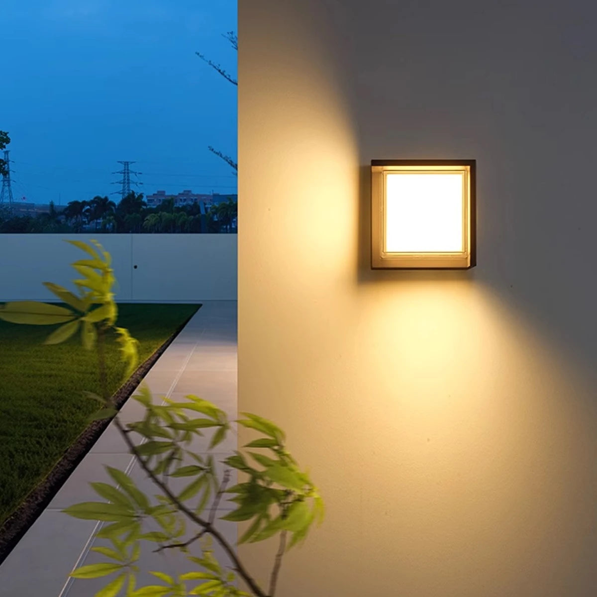 Antizer Double-Layer PC Protective Outdoor Wall Light