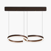 Antizer Nordic Light Luxury Double C Pendant Light