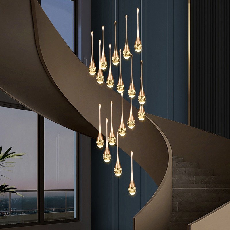 Luxury Tapered Pendant Chandelier