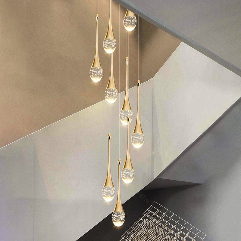 Luxury Tapered Pendant Chandelier