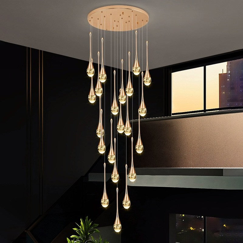 Luxury Tapered Pendant Chandelier