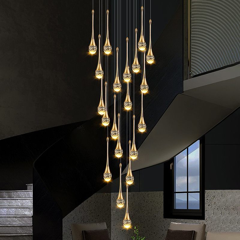 Luxury Tapered Pendant Chandelier