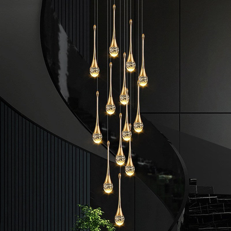 Luxury Tapered Pendant Chandelier