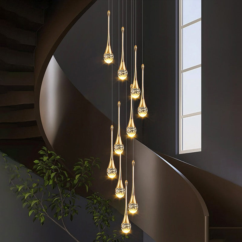 Luxury Tapered Pendant Chandelier