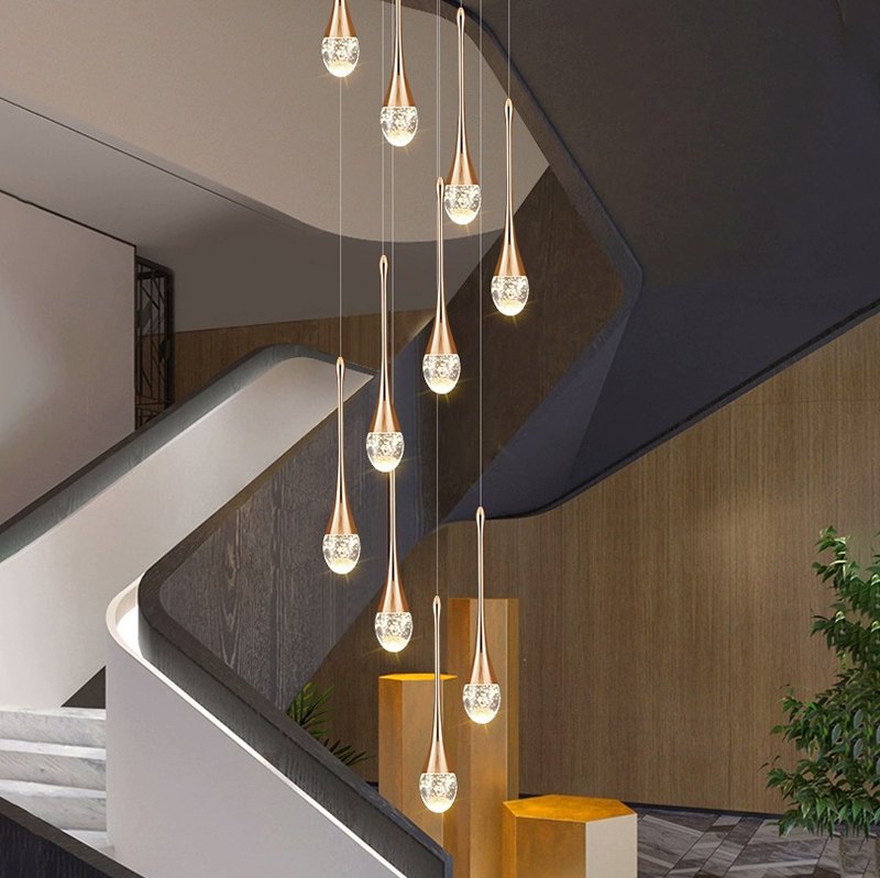 Luxury Tapered Pendant Chandelier