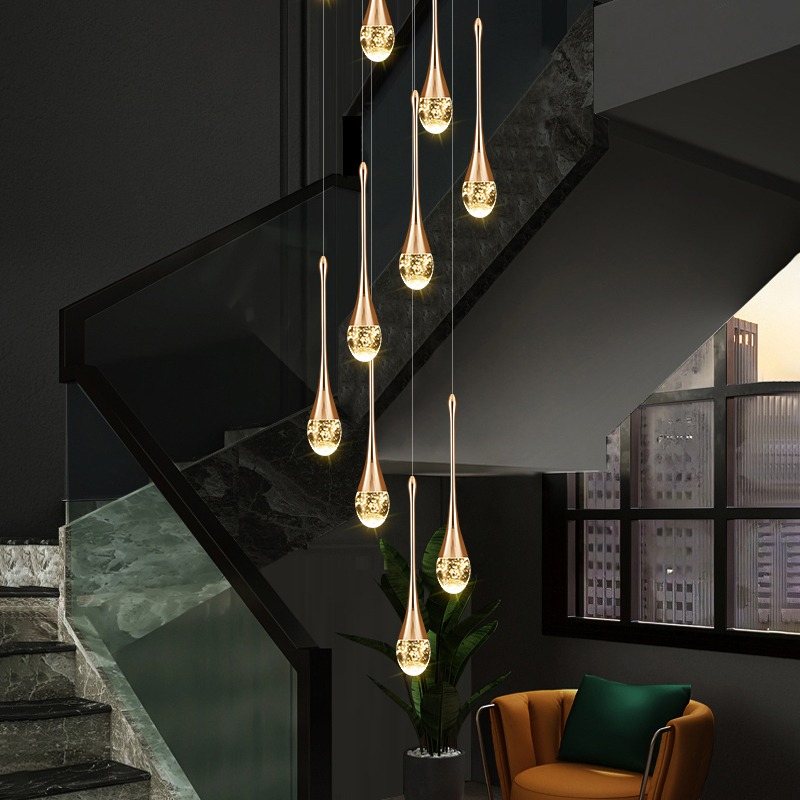 Luxury Tapered Pendant Chandelier