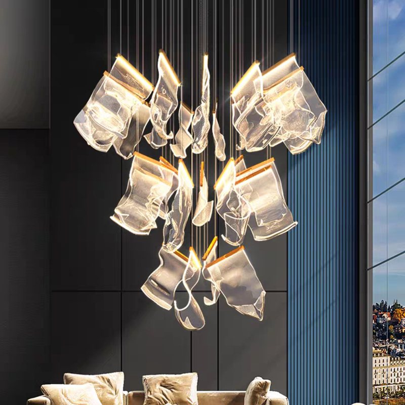 Light Luxury Art Large Pendant Lights