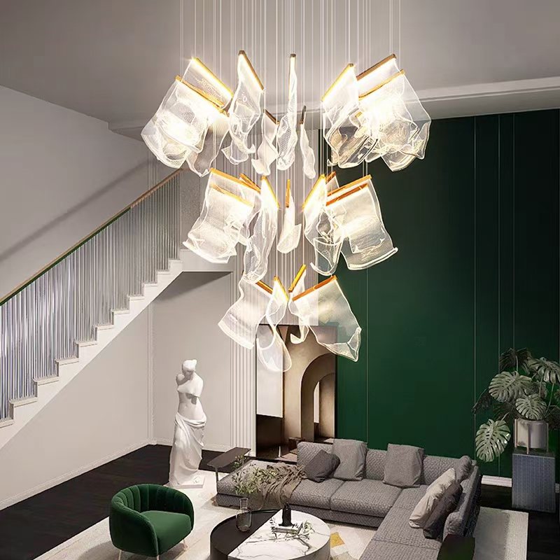 Light Luxury Art Large Pendant Lights