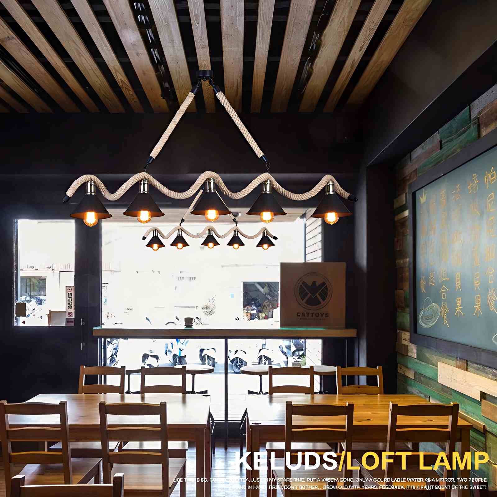 Antizer Epoch Vintage LED Pendant Light