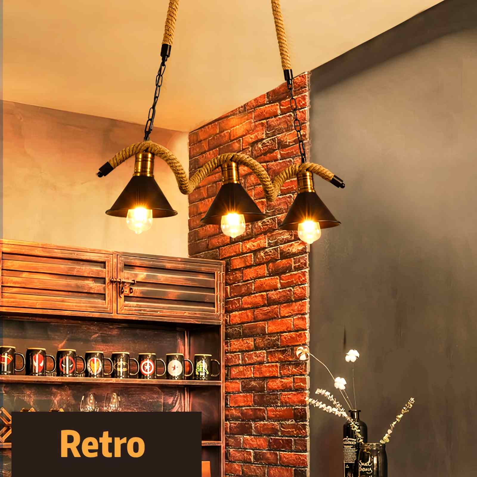 Antizer Epoch Vintage LED Pendant Light