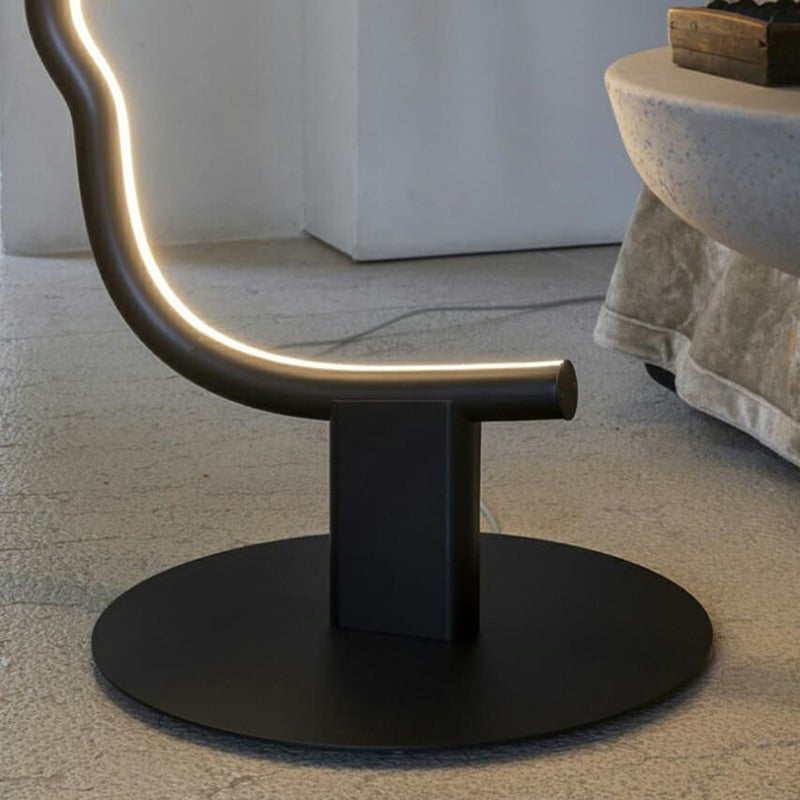 Facial Profile Sculptural Floor Lamp