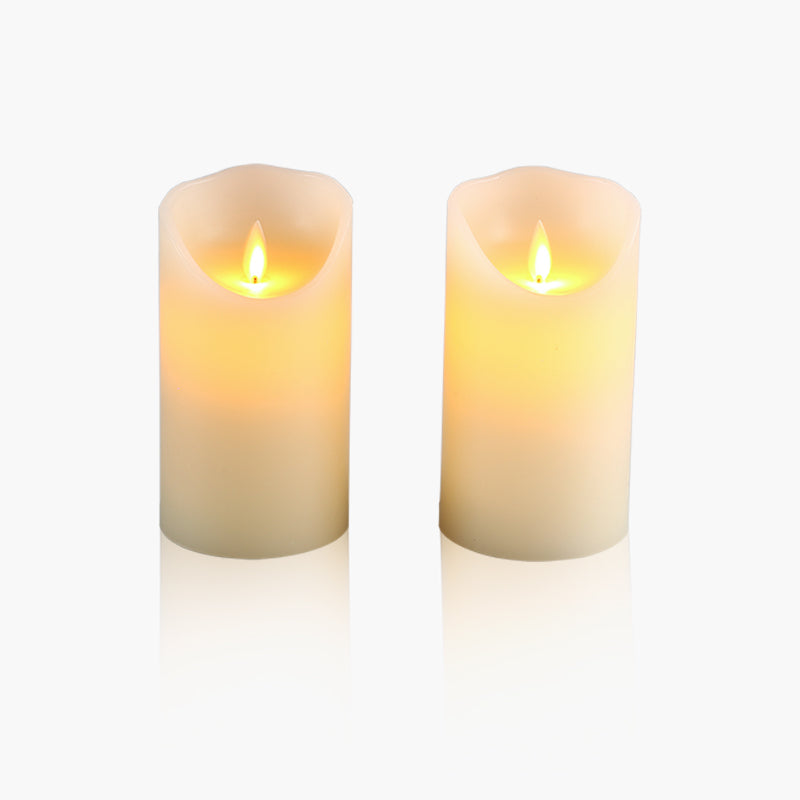 Battery Flameless Candles-2 Pack Set