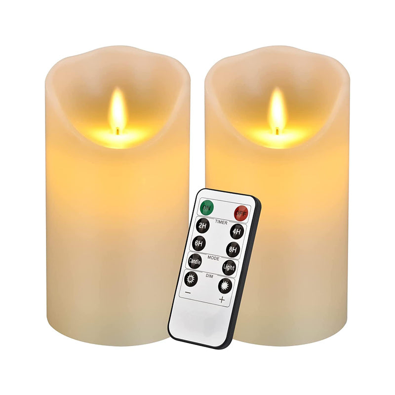 Battery Flameless Candles-2 Pack Set