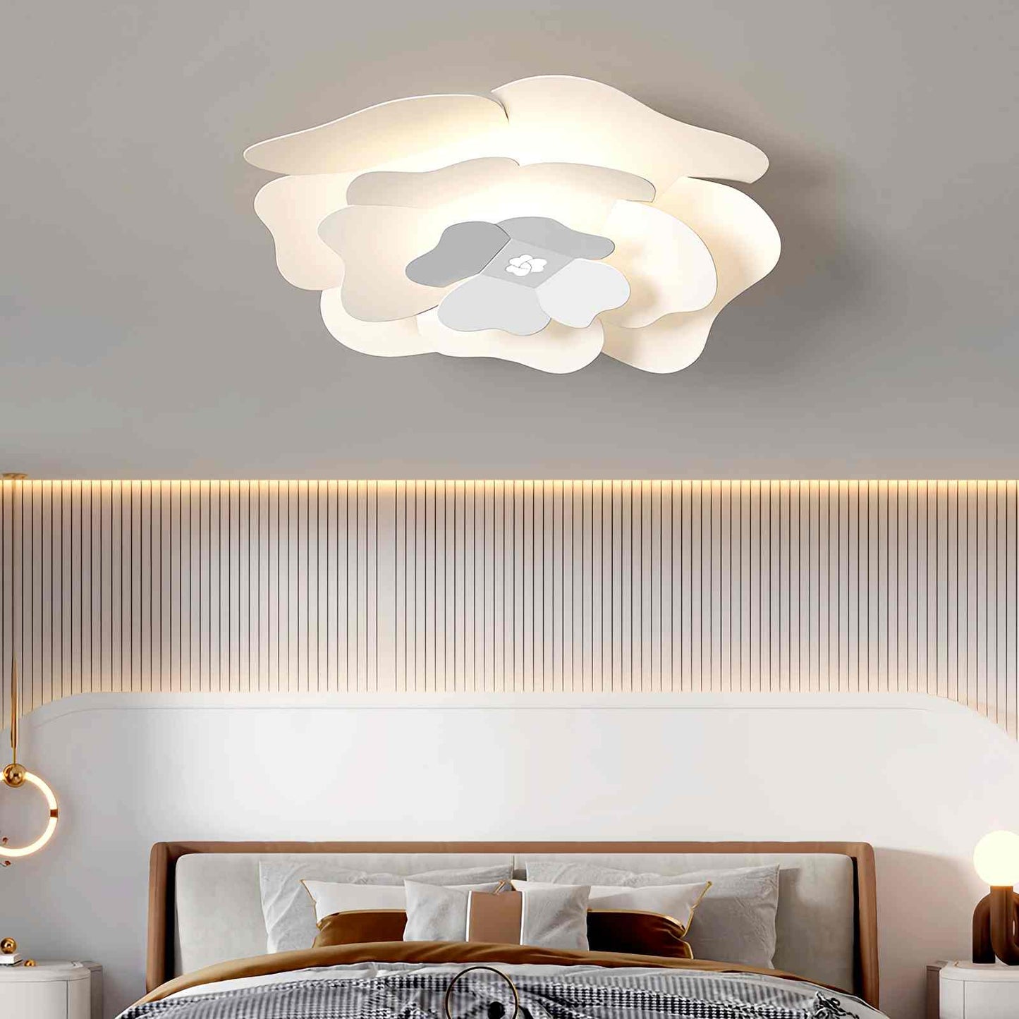 Antizer LED Flower Ceiling Light for Bedroom