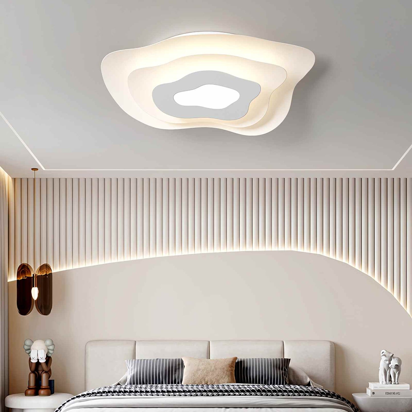 Antizer LED Flower Ceiling Light for Bedroom