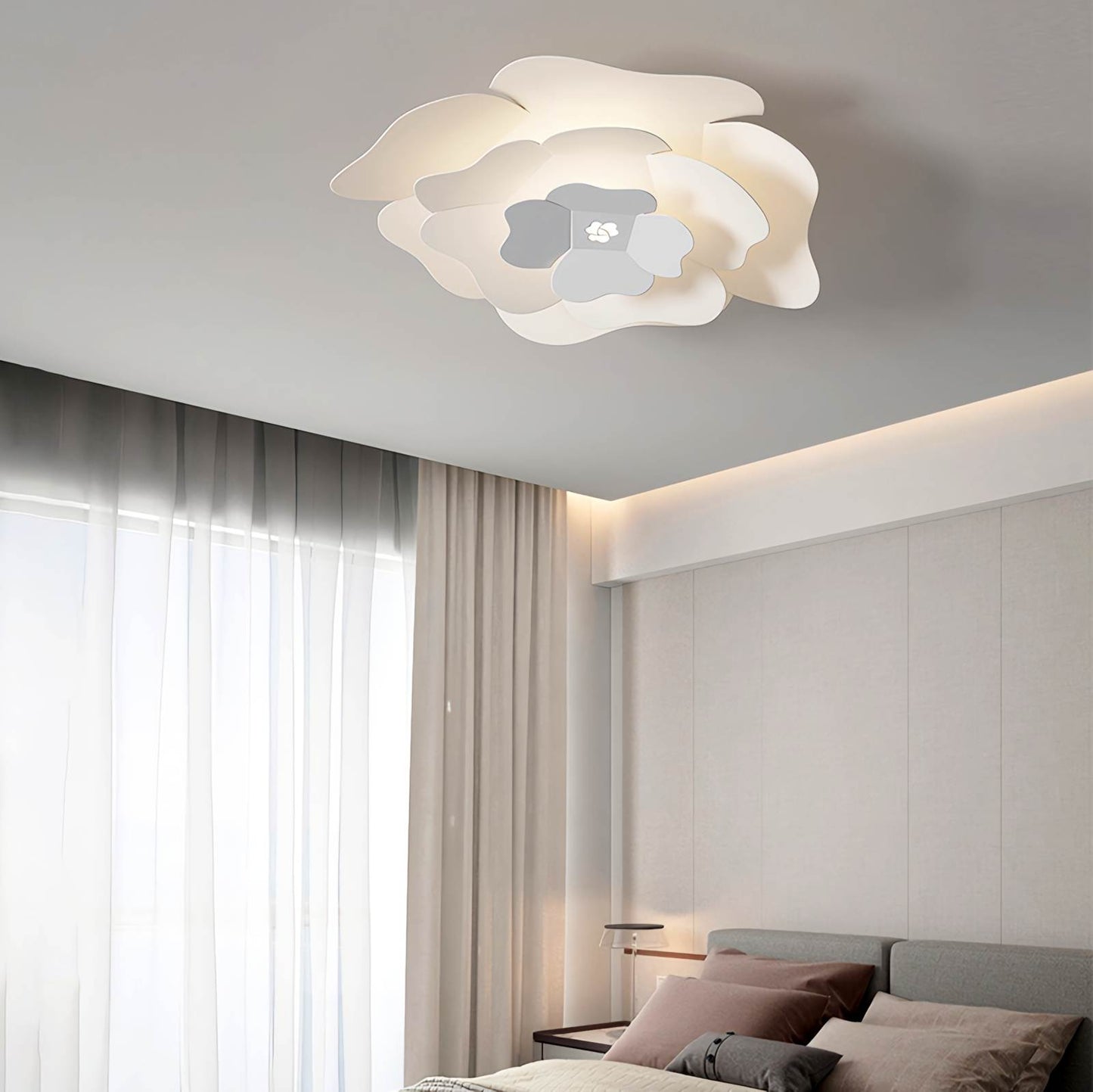 Antizer LED Flower Ceiling Light for Bedroom