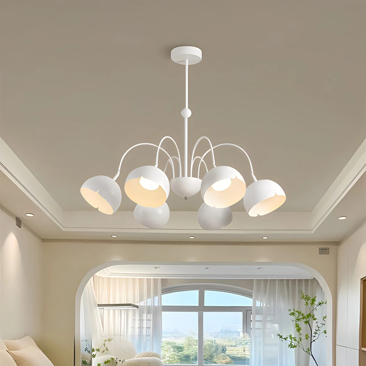 Antizer French Flower Shaped Chandelier