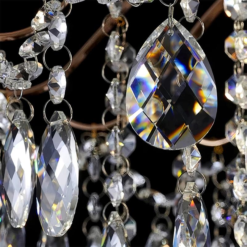 French Retro Crystal Chandelier