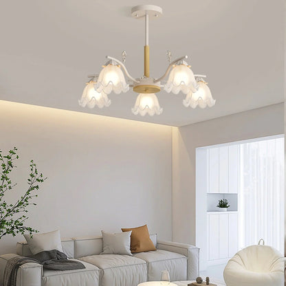 Antizer Creative Lily of the Valley Flower Chandelier