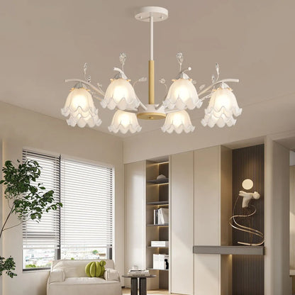 Antizer Creative Lily of the Valley Flower Chandelier
